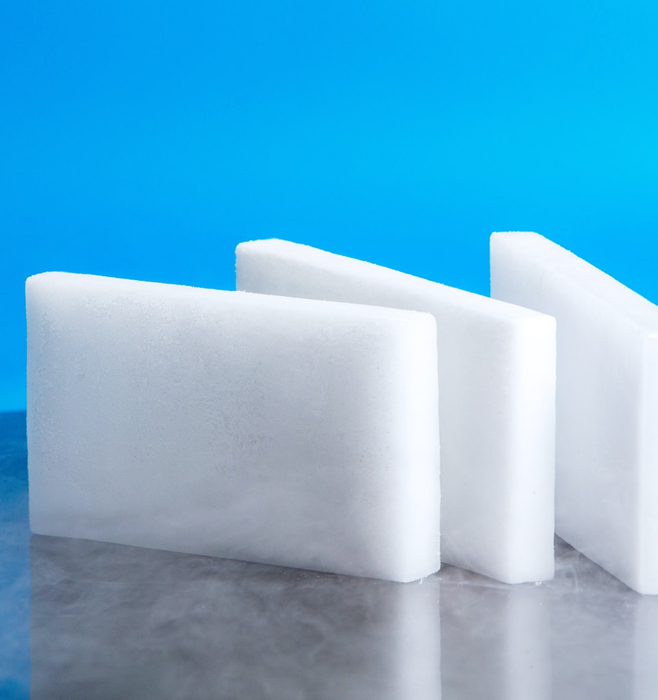 Сухой лед в брикетах