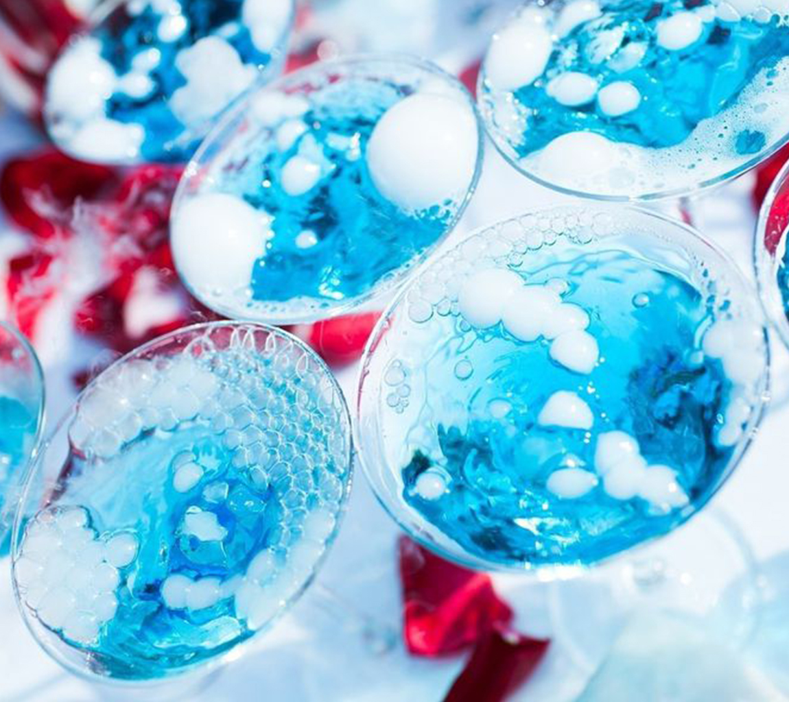 сухой лед и коктейли