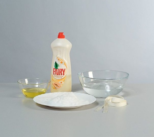 мыльне пузыри из сухого льда