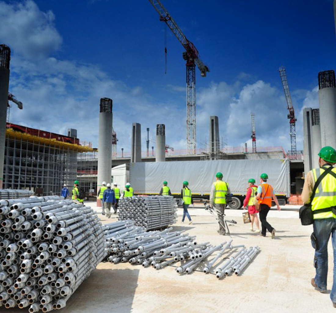 Сухой лёд в строительной промышленности